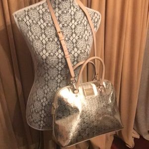 Michael Kors gold patent logo